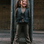 JACKY PANTS - RIBBED OLIVE