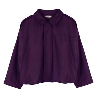 Jacky Sue Sasha Bomber - Purple Suede