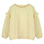 Lois Ruffle Sweater - Pastel Yellow