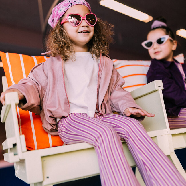 Sasha Bomber - Pink Suede