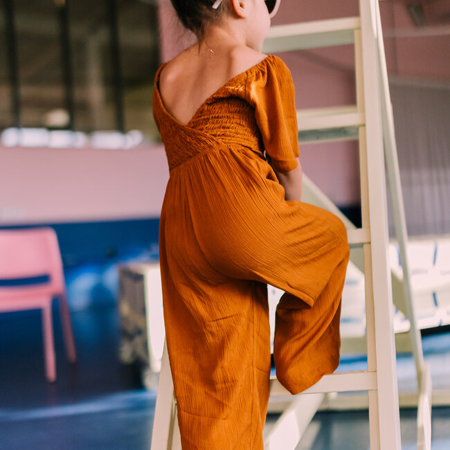 Luna Jumpsuit - Rust