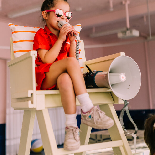 Mell Playsuit - Heart Red