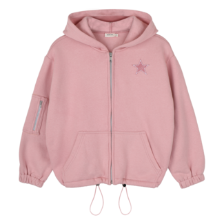 Jacky Sue Joy Zip Hoodie - Blush Pink