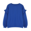 Lois Ruffle Sweater - Cobalt Blue
