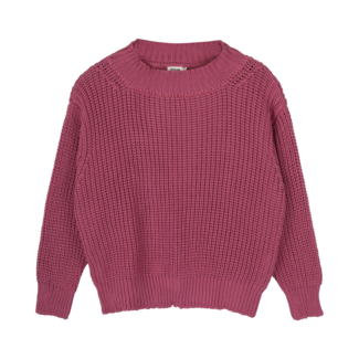 Jacky Sue Lulu Hand Knitted Sweater - Vintage Pink