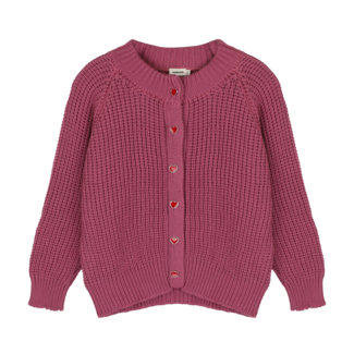 Jacky Sue Lovi Hand Knitted Cardigan - Vintage Pink