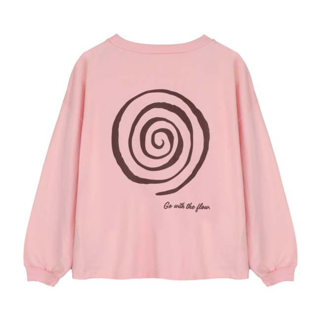 Swirl Longsleeve - Soft Peach Pink