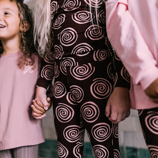 Swirl Tee - Clay Pink