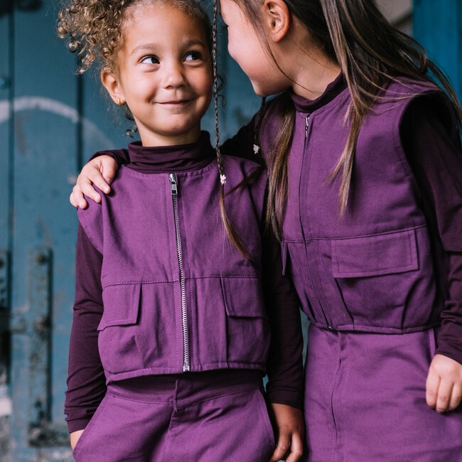Belle Vest - Deep Burgundy