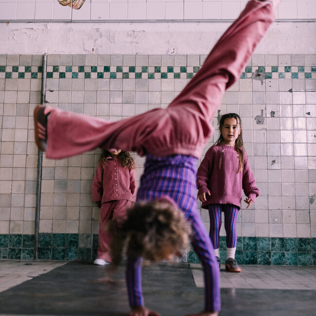 Mosie Pants - Salmon Corduroy