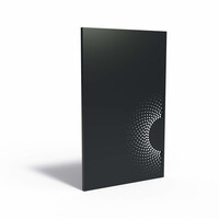 Aluminium paneel ‘Abstract 2.3’ 110x5x180cm (OP=OP)