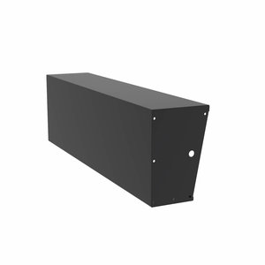 Aluminium met zitrand 200x40x60cm