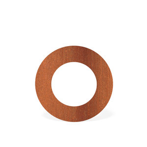 Cortenstaal kachelpijp rozet Ø15,4cm Cortenstaal kachelpijp rozet Ø15,4cm