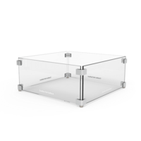 Glazen ombouw BRANN 45,5x45,5x18cm