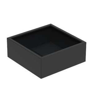 Aluminium plantenbak 100x100x40cm - Met bodem