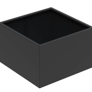Aluminium plantenbak 120x120x80cm - Met bodem