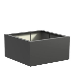 Polyester plantenbak 120x120x60cm - Met bodem