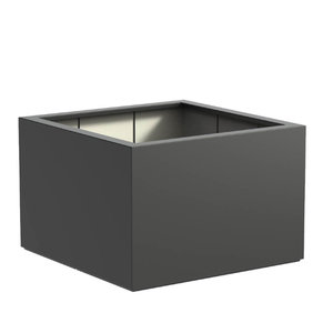Polyester plantenbak 120x120x80cm - Met bodem