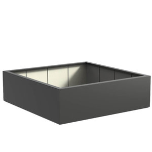 Polyester plantenbak 200x200x60cm - Met bodem