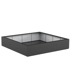 Polyester plantenbak 200x200x40cm - Met bodem