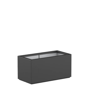 Polyester plantenbak 80x40x40cm - Met bodem