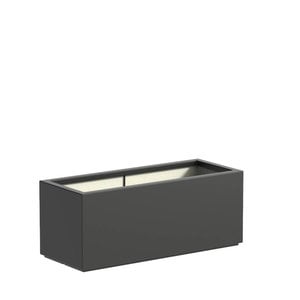 Polyester plantenbak 100x40x40cm - Met bodem
