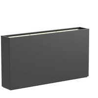 Polyester plantenbak 150x25x80cm - Met bodem