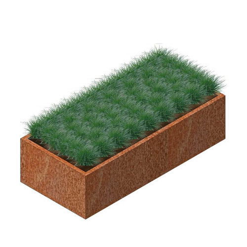 HTDesign (Eigen merk) Cortenstaal plantenbak 0,3x150x70x40cm HTDesign (Eigen merk) Cortenstaal plantenbak 0,3x150x70x40cm