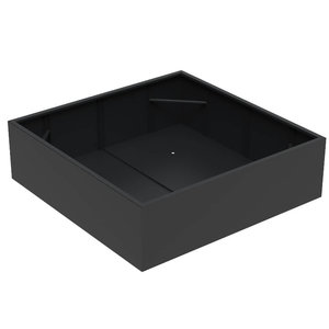 Aluminium plantenbak 200x200x60cm - Met bodem