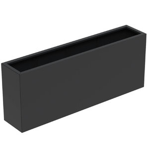 Aluminium plantenbak 200x40x80cm - Met bodem