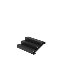 Aluminium trap B150xD72xH51 cm – 3 Treden