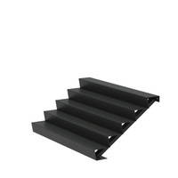 Aluminium trap B200xD120xH85 cm – 5 Treden