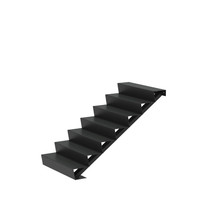 Aluminium trap B100xD168xH119 cm – 7 Treden