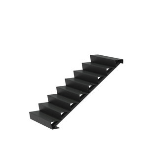 Aluminium trap B100xD192xH136 cm – 8 Treden Aluminium trap B100xD192xH136 cm – 8 Treden