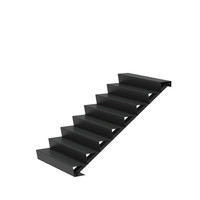 Aluminium trap B125xD192xH136 cm – 8 Treden