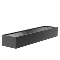Aluminium vijver 400x100x60cm