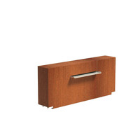 Cortenstaal vijvermuur vast 150x25x60cm