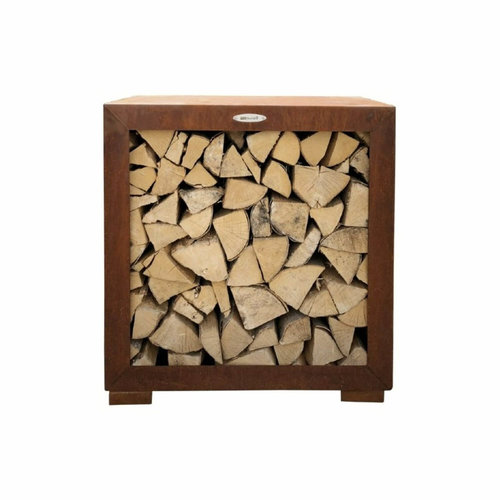 Remundi Remundi houtopslag 'roest' - 79x39x79cm Remundi Remundi houtopslag 'roest' - 79x39x79cm