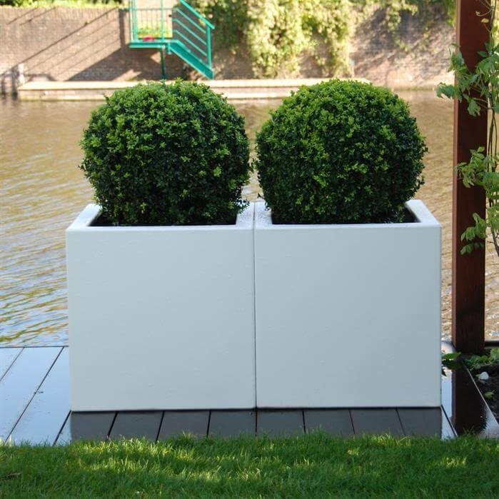 Darmen Accountant Bridge pier Polyester plantenbak met bodem | 200x100x60cm - Het Tuinstel