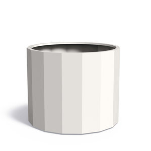 Aluminium plantenbak 'Boxer' Ø120x100cm - Met bodem