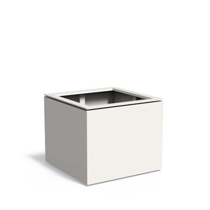 Aluminium plantenbak 'Domus' 85x85x70cm - Met bodem