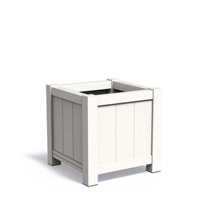 Aluminium plantenbak 'York' 80x80x80cm - Met bodem