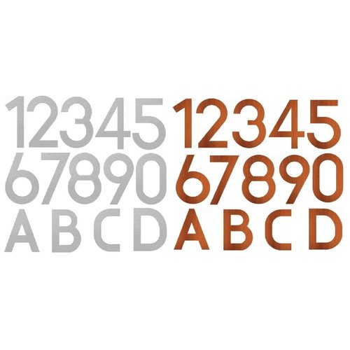 RVS en Cortenstaal cijfers en letters