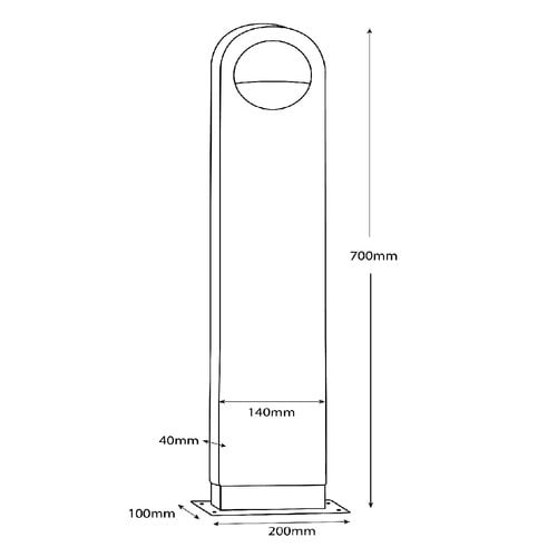 Suslight Staande lamp Suslight One Oak RVS 24V