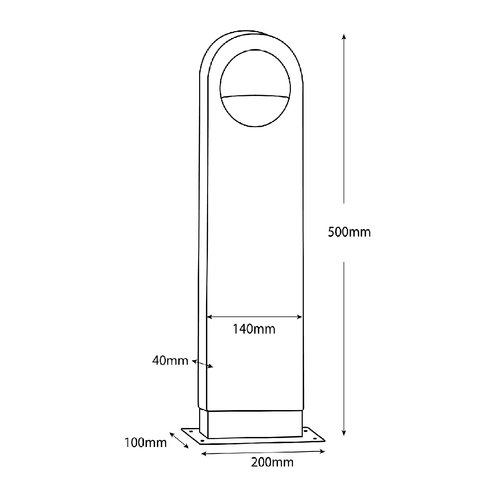 Suslight Staande lamp Suslight Small One Oak RVS 24V