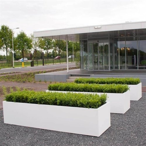 Aluminium plantenbak 150x50x60cm - Met wielen