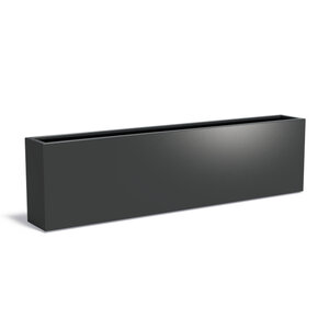 Aluminium plantenbak 300x40x80cm - Met bodem