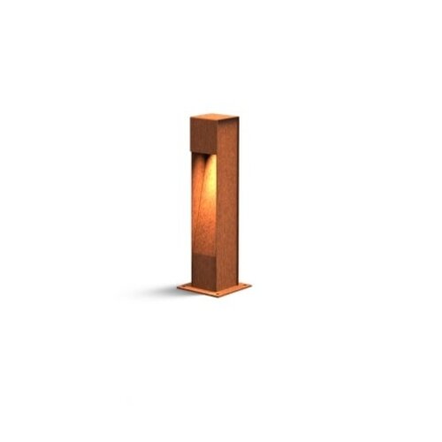 Cortenstaal staande lamp pillar DOWN 230V - Small