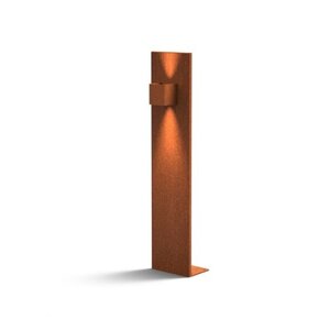 Cortenstaal pillar DUO 230V - M Cortenstaal pillar DUO 230V - M