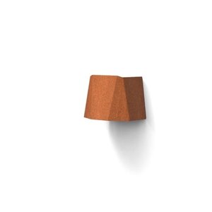 Cortenstaal wandlamp FACET up and down 230V